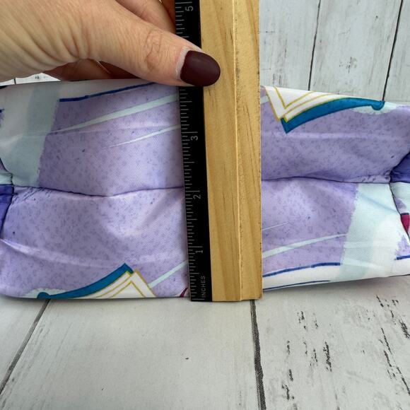 New Dove Colorful Print Sunglasses Sneakers Zip Top Cosmetic Nylon Makeup Bag - Picture 12 of 12